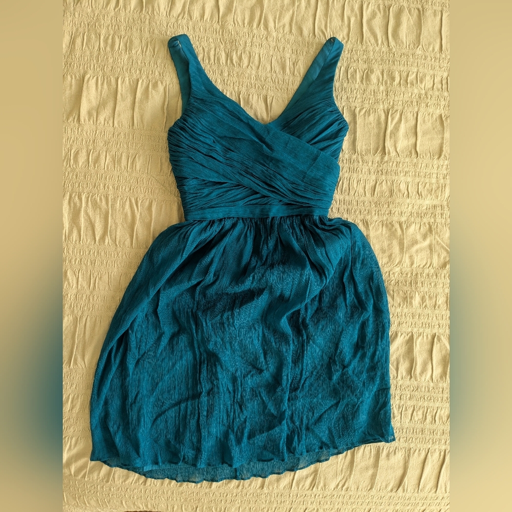 Elegant Blue Sleeveless Dress